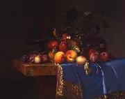 Fruit Still Life with a Snail Willem van